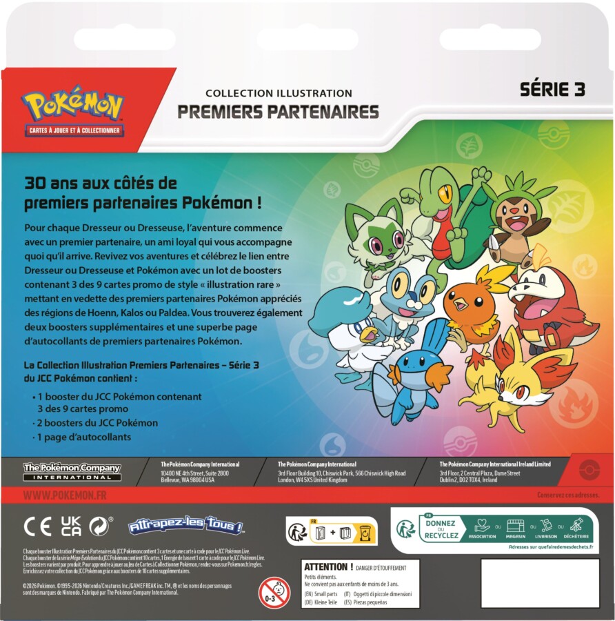 Pokémon - Pack Collection Illustration Premiers Partenaires – Série 3 – Image 2