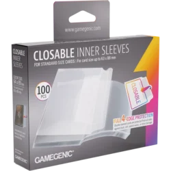 Gamegenic (GG) : Closable Inner Sleeves 64x89mm