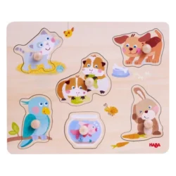Puzzle – 6pcs – Animaux domestiques (HABA)