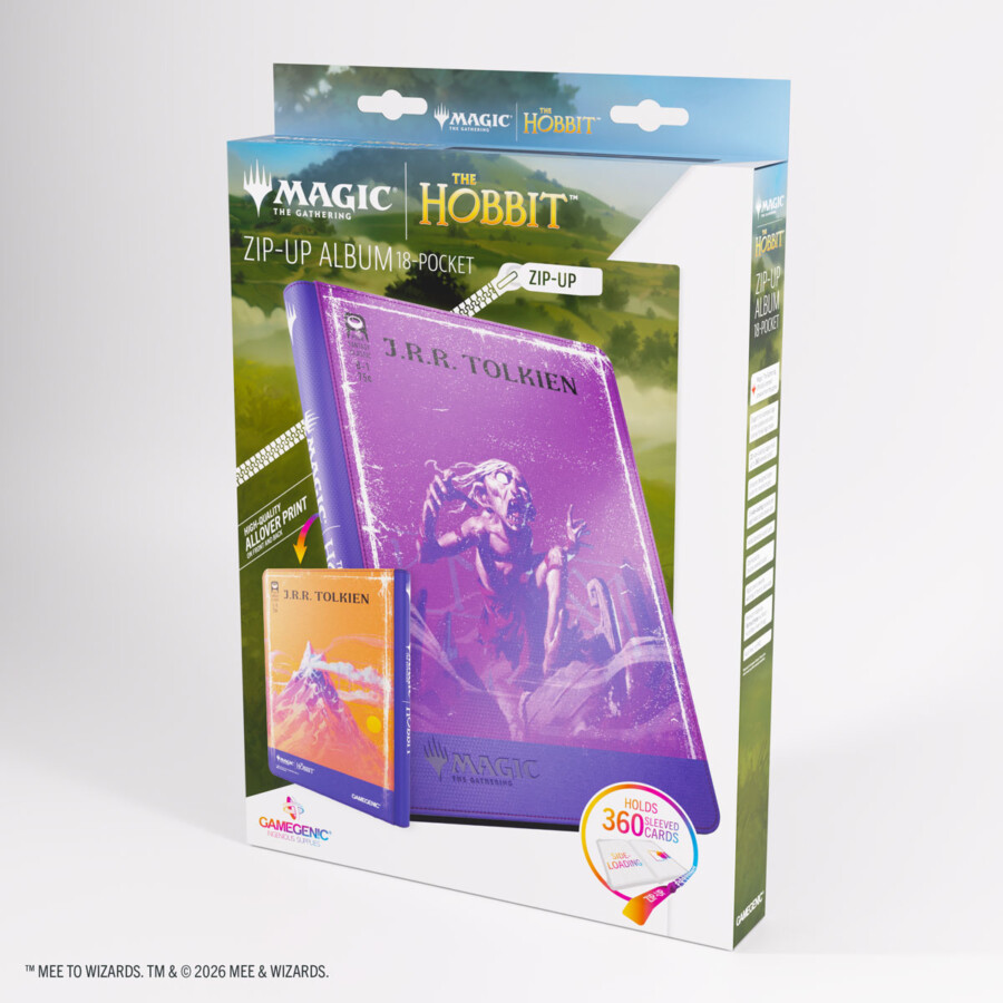 Gamegenic (GG) : MTG Hobbit Zip-Up Album 18-Pocket - Gollum