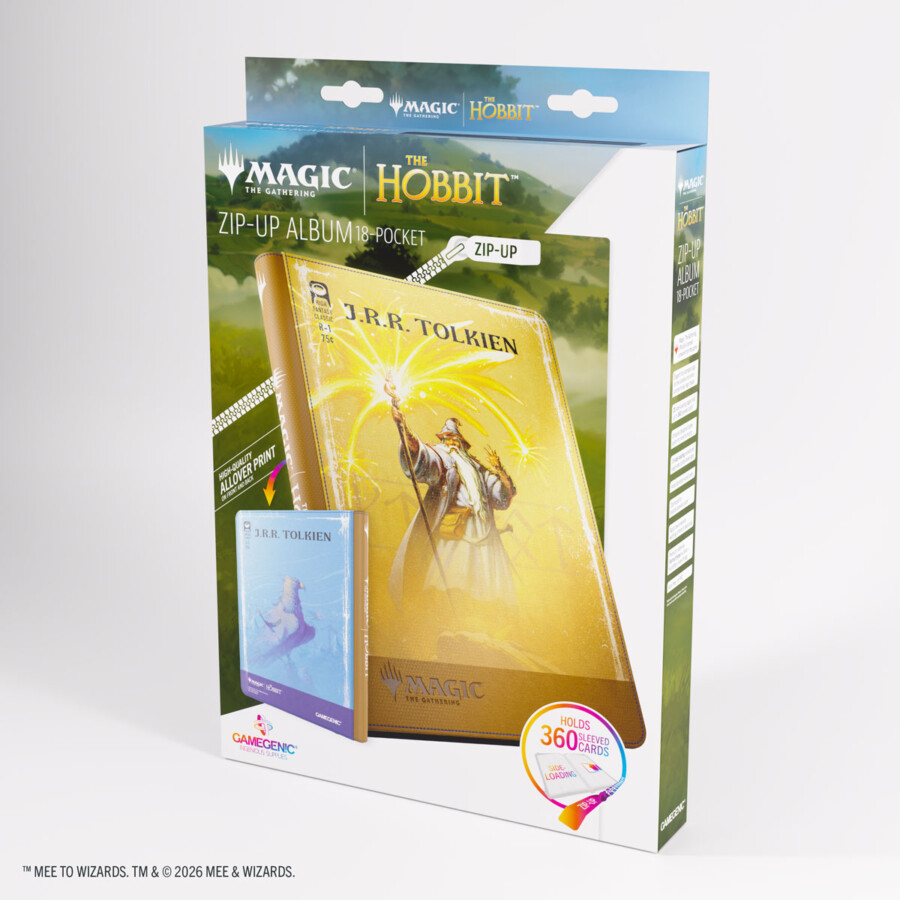 Gamegenic (GG) : MTG Hobbit Zip-Up Album 18-Pocket - Gandalf