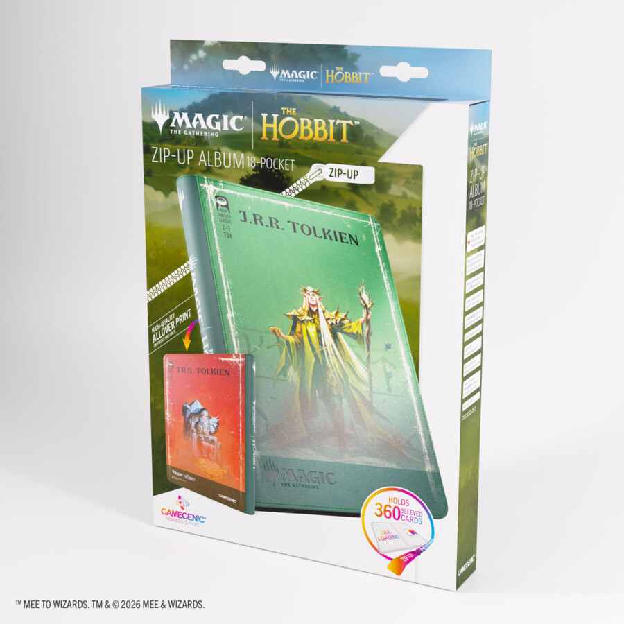 Gamegenic (GG) : MTG Hobbit Zip-Up Album 18-Pocket - Thranduil