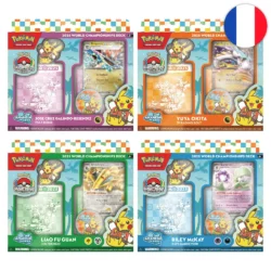 Pokémon : Deck des championnats du monde – 2025 ANAHEIM – Lot 4 Decks