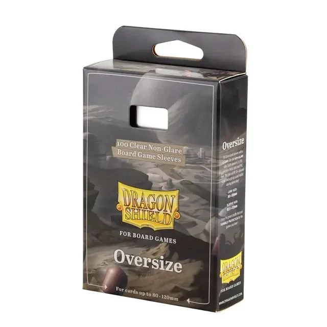Protège Cartes - Dragon Shield : Oversize 80x120mm CLEAR NON GLARE (100u)