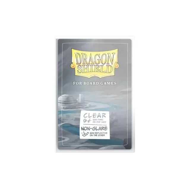 Protège Cartes - Dragon Shield : Oversize 80x120mm CLEAR NON GLARE (100u) – Image 2