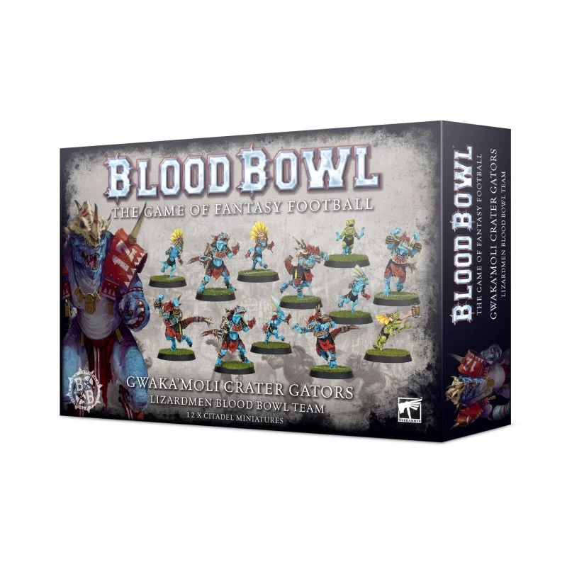 BLOOD BOWL : TEAM - Lizardmen / Hommes Lézards (Gwaka'moli crater gators)