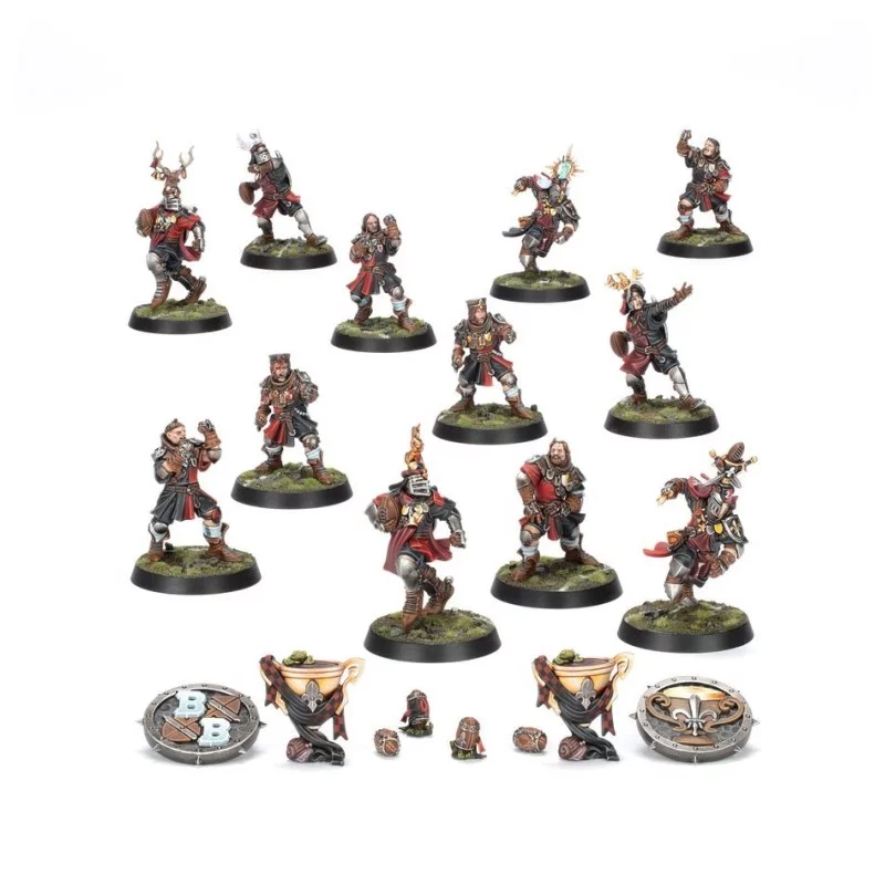 Blood Bowl 3e Édition - Équipe Nains Grudgebearers - 20 Figurines Citadel