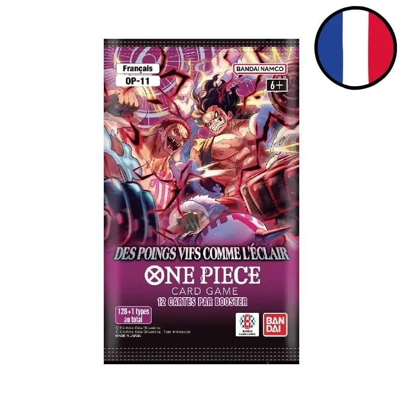 One Piece Card Game (JCC/TCG) - Booster Francais - OP11 Des Poings Vifs comme l'Éclair (24) FR