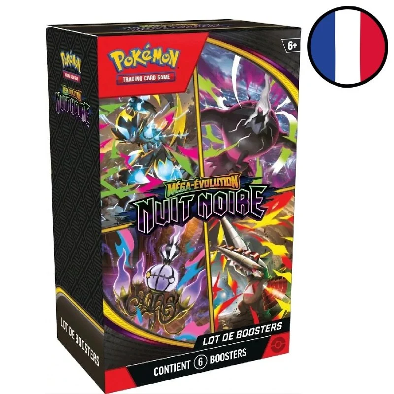 Pokémon ME05 : Nuit Noire - Bundle (6 Boosters)