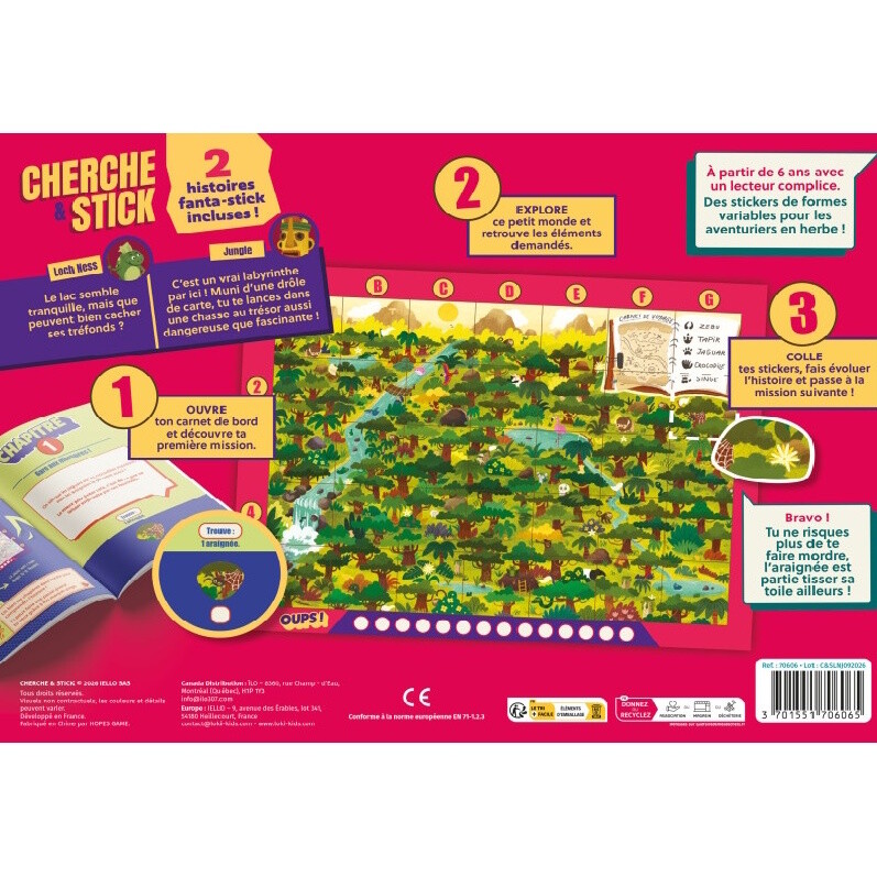 LOKI - Cherche & Stick : 2 - Loch Ness & Jungle – Image 2