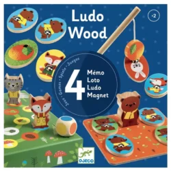 JEU EDUCATIF BOIS – LudoWood – 4 games