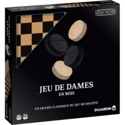 DUJARDIN – Jeu de Dames en Bois – Série Noire
