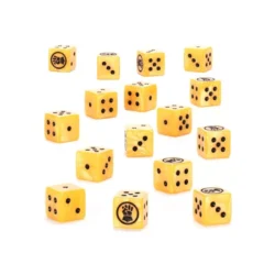 W40K – Space Marines : Imperial Fists – Set de dés 2025 (55-64)