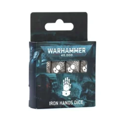W40K – Space Marines Iron Hands – Set de Dés / Dice Set (55-65)