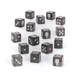 W40K – Chaos Space Marines : Iron Warriors – Set de Dés / Dice Set [42-17]