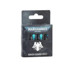 W40K – Space Marines : Raven Guard – Set de dés 2025 (55-62)