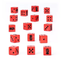 W40K – Chaos Space Marines : Red-Corsairs – Set de Dés / Dice Set (43-115)