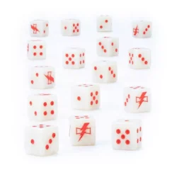 W40K – Space Marines White Scars – Set de Dés / Dice Set (55-67)