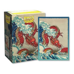 Protège Cartes – Dragon Shield : DS100 – BRUSHED Art – (STD x100) – The Great Wave