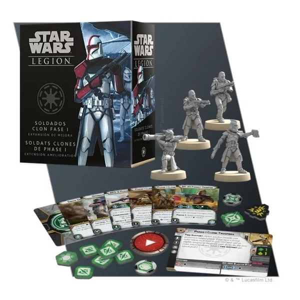 SWL Star Wars Legion - Galactic Republic - Soldats Clones Phase I Upgrade – Image 2