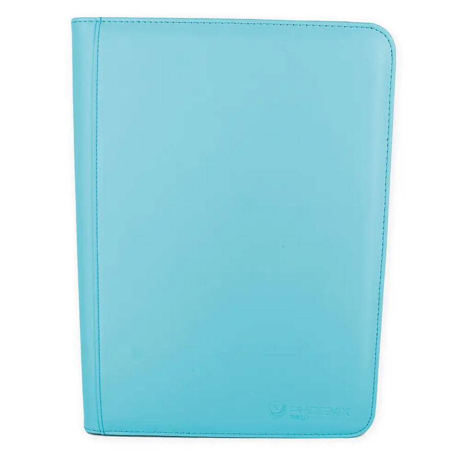 PHOENIX SHIELD - Deluxe Portfolio 9 cases (360 cartes) - TURQUOISE