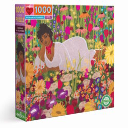 Eeboo – Puzzle 1000 pièces – WOMAN IN FLOWERS