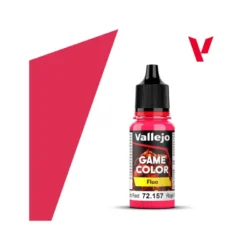 Vallejo – 18ML – Rouge Fluo – Fluorescent Red [72157]