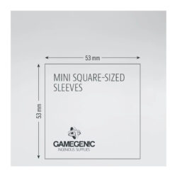 Gamegenic (GG) : 50 Matte Sleeves – 53×53 mm