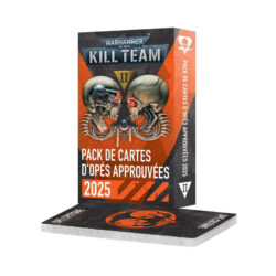 W40K – Kill Team – Pack de cartes d&rsquo;opés approuvées 2025 (102-63)