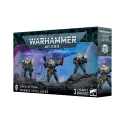 W40K – Leagues of Votann : Chaudronniers Cognats de Fer (x3) (IRONKIN STEELJACKS) – (69-23)