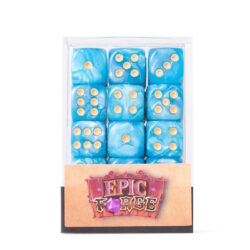 Lot de 36 dés 6 faces D6 – Bleu