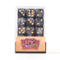Lot de 36 dés 6 faces D6 – Noir