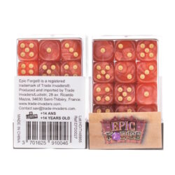 Lot de 36 dés 6 faces D6 – Rouge