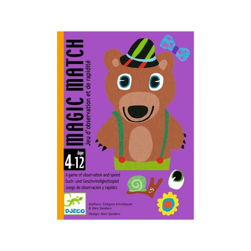 DJECO - Jeu des cartes - Magic Match