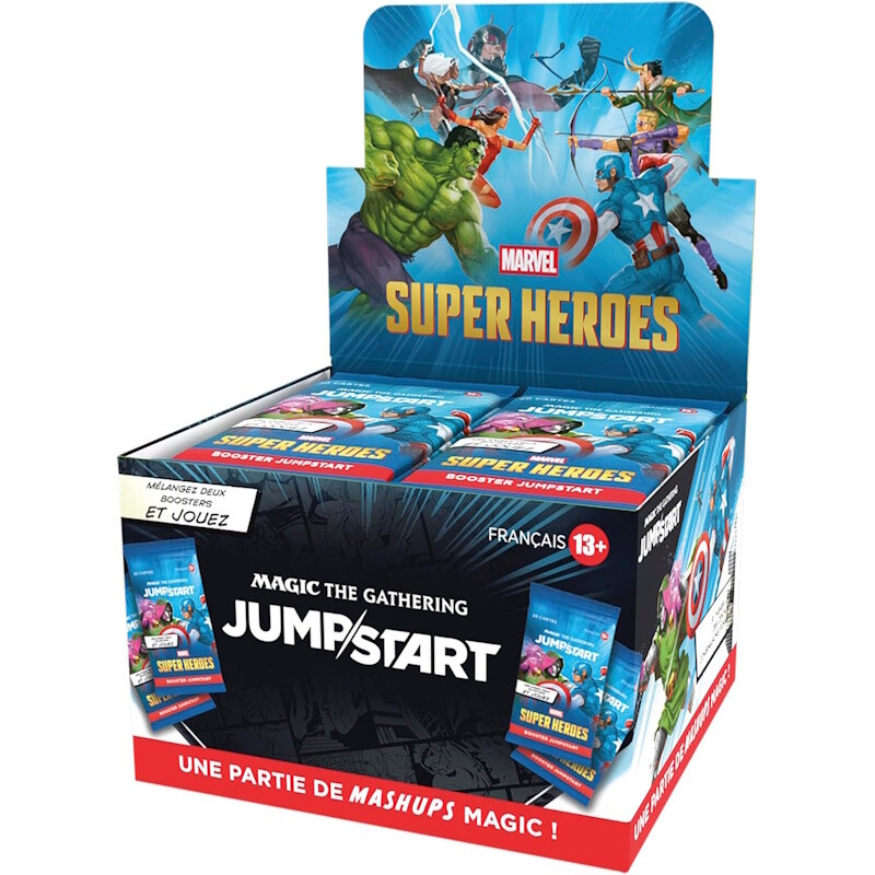 MTG : Marvel Super Heroes - Boite de 24 Boosters Jumpstart (FR)