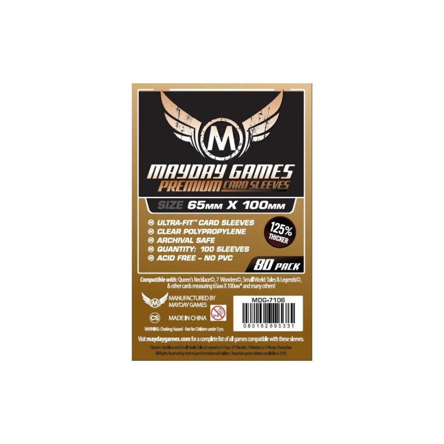 Mayday Games – Protèges Cartes 80pc (65X100) PREMIUM