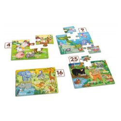 PLACOTE – Mes premiers casse-tete à colorier : Les Animaux