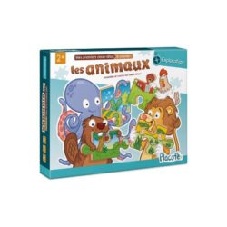 PLACOTE – Mes premiers casse-tete à colorier : Les Animaux