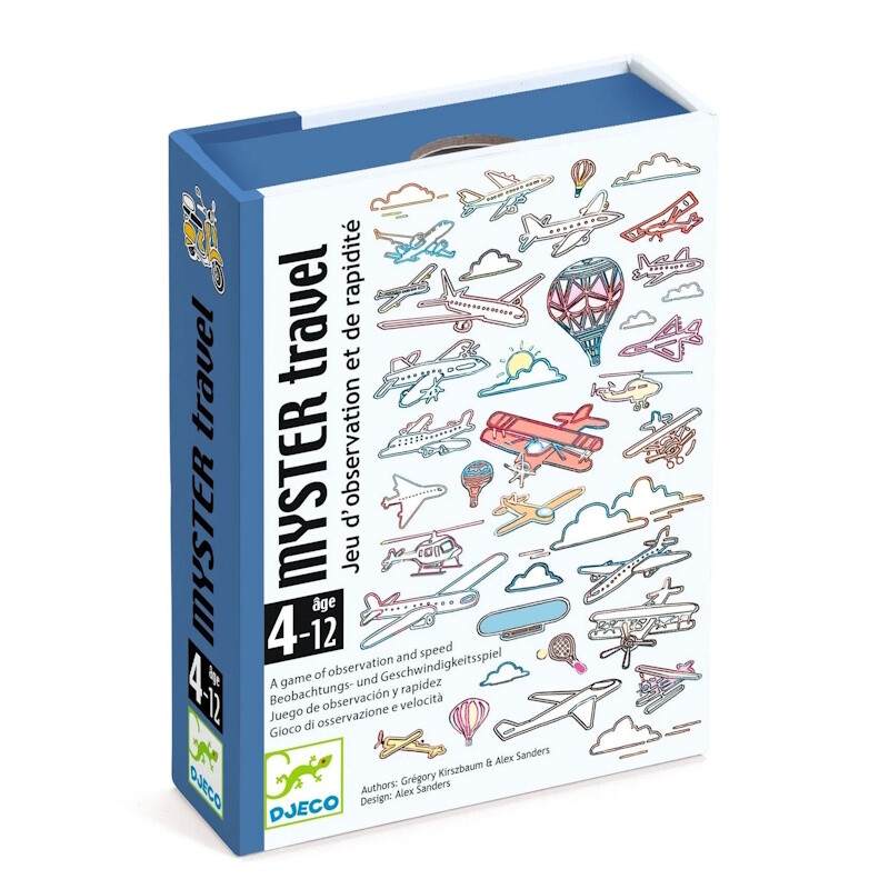 DJECO - Jeu des cartes - Myster Travel