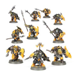 AOS – Orruk Warclans / Ironjawz : FER DE LANCE Grosse Bande de Machefer (SPEARHEAD Bigmob)