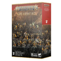 AOS – Orruk Warclans / Ironjawz : FER DE LANCE Grosse Bande de Machefer (SPEARHEAD Bigmob)