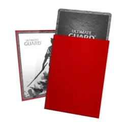 Ultimate Guard – 100 pochettes Katana Sleeves (format Standard) – Rouge