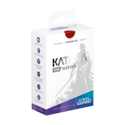 Ultimate Guard – 100 pochettes Katana Sleeves (format Standard) – Rouge