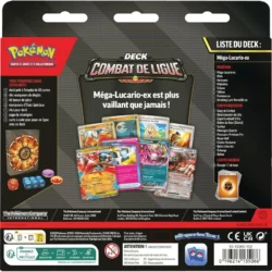 Pokémon : Coffret Combat de Ligue – Méga-Lucario-EX