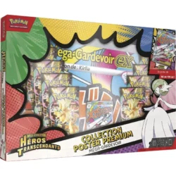Pokémon : ME02.5 Mega Evolution – Héros Transcendants – Coffret Collection poster Premium – Méga-Gardevoir / Méga-Lucario