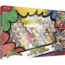 Pokémon : ME02.5 Mega Evolution – Héros Transcendants – Coffret Collection poster Premium – Méga-Gardevoir / Méga-Lucario