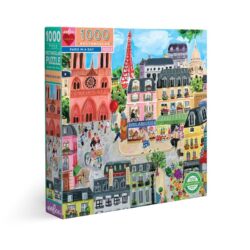 Eeboo – Puzzle 1000 pièces – Paris in a day – Ecoresponsable