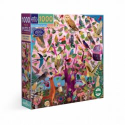 Eeboo – Puzzle 1000 pièces – PARLIAMENT OF OWLS