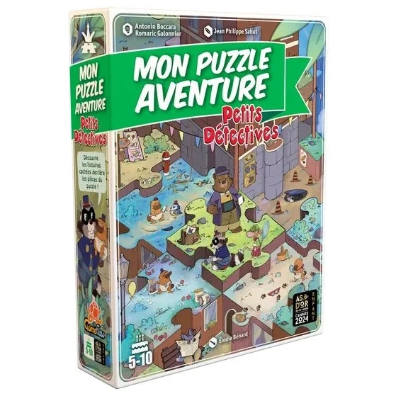 MON PUZZLE AVENTURE : PETITS DETECTIVES (TVA55)