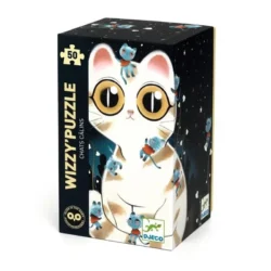 DJECO – PUZZLES – WIZZY PUZZLES – Chats câlins – 50 pcs
